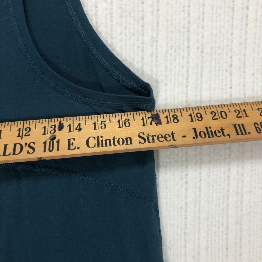Champion C9 Womens Teal Blue Racerback Athletic Tank Top Size S High Neck - Picture 7 of 7